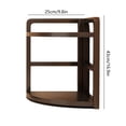 thumbnail image 3 of RXIRUCGD Bookshelf Desktop Storage Rack Office Desk Corner Storage Rack Simples Corner Triangular Shelf Desk Small Bookshelf, 3 of 6