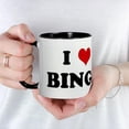 thumbnail image 5 of CafePress - I Love BINGO Mug - 11 oz Ceramic Mug - Novelty Coffee Tea Cup, 5 of 6