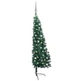 thumbnail image 6 of Charmma Artificial Half Christmas Tree with LEDs&Ball Set Green 47.2", 6 of 12