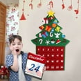 thumbnail image 5 of Vikakiooze Christmas Advent Calendar, Reusable Christmas Decorations Large Felts Christmas Advent Calendar with 24 Pockets, 5 of 7
