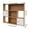 Log Color, variant on 3-Tier Bookshelf, Stretchable Bookcase 23.62-43.31 in, Modern Bookshelf Retro(Log Color)