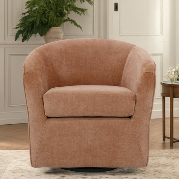 Mainstays Miles Swivel Accent Chair, Saganaga Clay