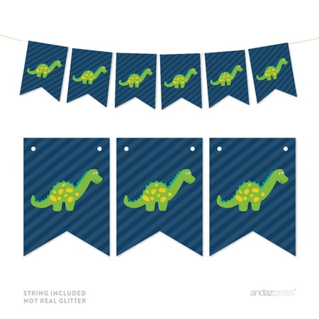 Pennant Party Banner Dinosaur