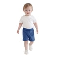 thumbnail image 5 of Resinta 4 Packs Unisex Baby Toddler Cotton Shorts Baby Pull-on Shorts with Drawstring Soft Summer Clothes for Daily Wear, 5 of 9