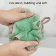 thumbnail image 6 of 4 gradient bicolor bath flowers large size rubbing bath ball foam mesh flowers, 6 of 6