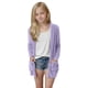 thumbnail image 4 of Cowsor Girls Cardigans Kids Fashion Open Front Long Sleeve Knit Sweaters Outerwear with Pockets, 4 of 7