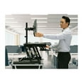 thumbnail image 7 of Mount-It! MI-7934 22"W Standing Desk Converter With Dual-Monitor Mount, Black, 7 of 7