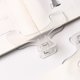 thumbnail image 4 of Marcapáginas transparentes - Paquete de 3 sujetapáginas en forma de U | Accesorios de lectura de plástico antideslizantes para libros, revistas y libros de cocina | Diseño manos libres, 4 of 7