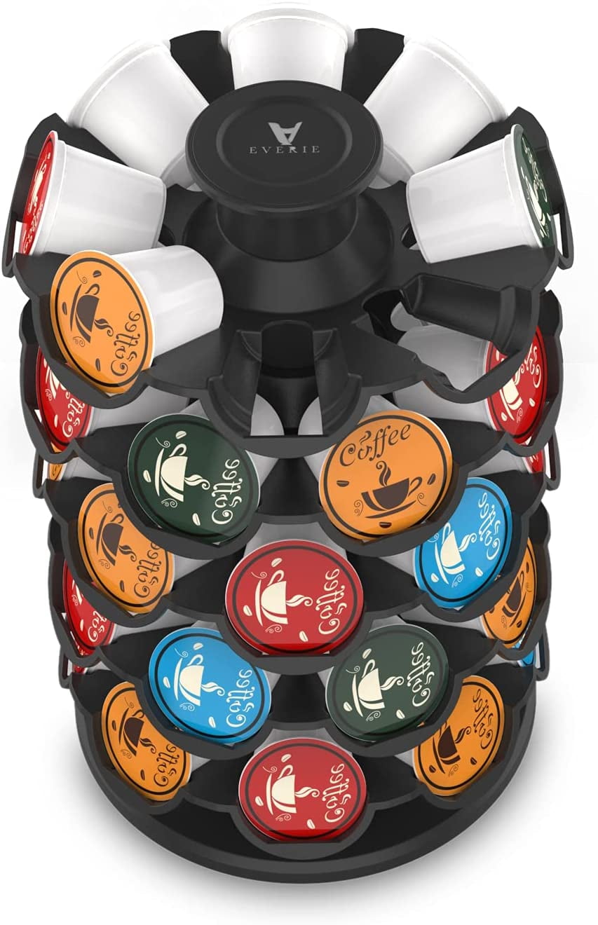 Details about   Coffee Pod Storage Carousel Holder Organizer Compatible with 40 Keurig K-Cup Pod 