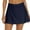Blue, variant on Womens Swim Skirt Build in Brief Tummy Control Tankini Bottoms Solid Color Swimsuit Shorts Army Green L