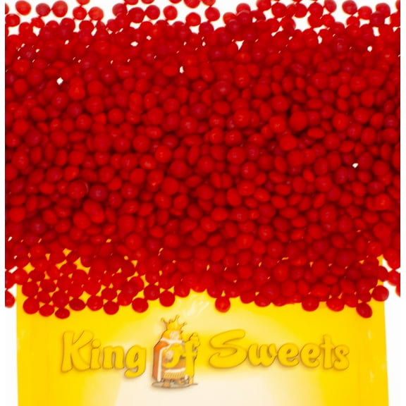 Cinnamon Imperials 1 Pound Cinnamon Hard Candy Resealable Bag in a Bulk King of Sweets Bag