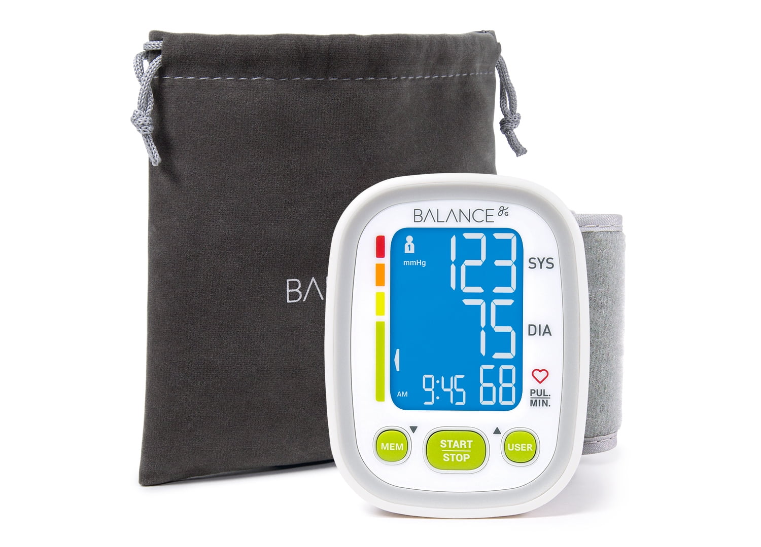 Greater Goods Wrist Blood Pressure Monitor, Large Display, One Size Wrist Cuff