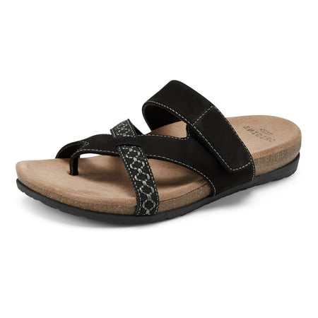 Earth Origins Women’s Ossi Slide-On Sandals for Casual, Arch Support ...