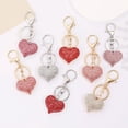 thumbnail image 3 of Osdhezcn Sparkling Heart Keychain With Full Rhinestoned Elegant Design for Daily Use, 3 of 15