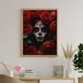 thumbnail image 6 of Diamond Art Kits for Adults - Red Roses Painted Face Art 5d Diamond Painting for Adults, Diamond Art for Adults Beginners, Frameless Diamond Painting Kits for Adults for Home Wall Decor, 6 of 7