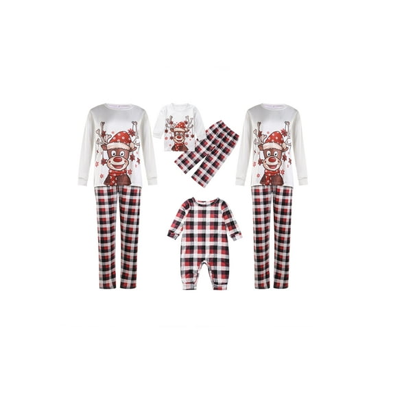 Nituyy Family Christmas Pjs Matching Pajamas Sets Xmas Sleepwear