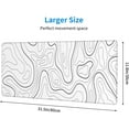 thumbnail image 2 of Desk Pad, XL Extended Large Gaming Mouse Pad 31.5 x 11.8 Inch, Waterproof Mousepad with Stitched Edges, Non-Slip Computer Keyboard Laptop Mat for Women Men Office Work, 2 of 8