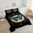 thumbnail image 4 of Erosebridal Boho Blue Butterfly Bedding Comforter Set, Hippie Astrology Down Comforter, Reversible 2 Pieces, 4 of 8