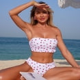 thumbnail image 6 of Swimsuits for Women Tankini Swimsuits Floral Print Tankini Swimsuit Bikini Separates Two Piece Bathing With, 6 of 9