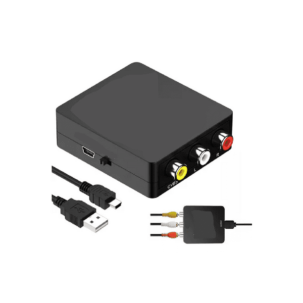 Convertidor Adaptador Rca Vga A Hdmi 1080p De Audio Y Video