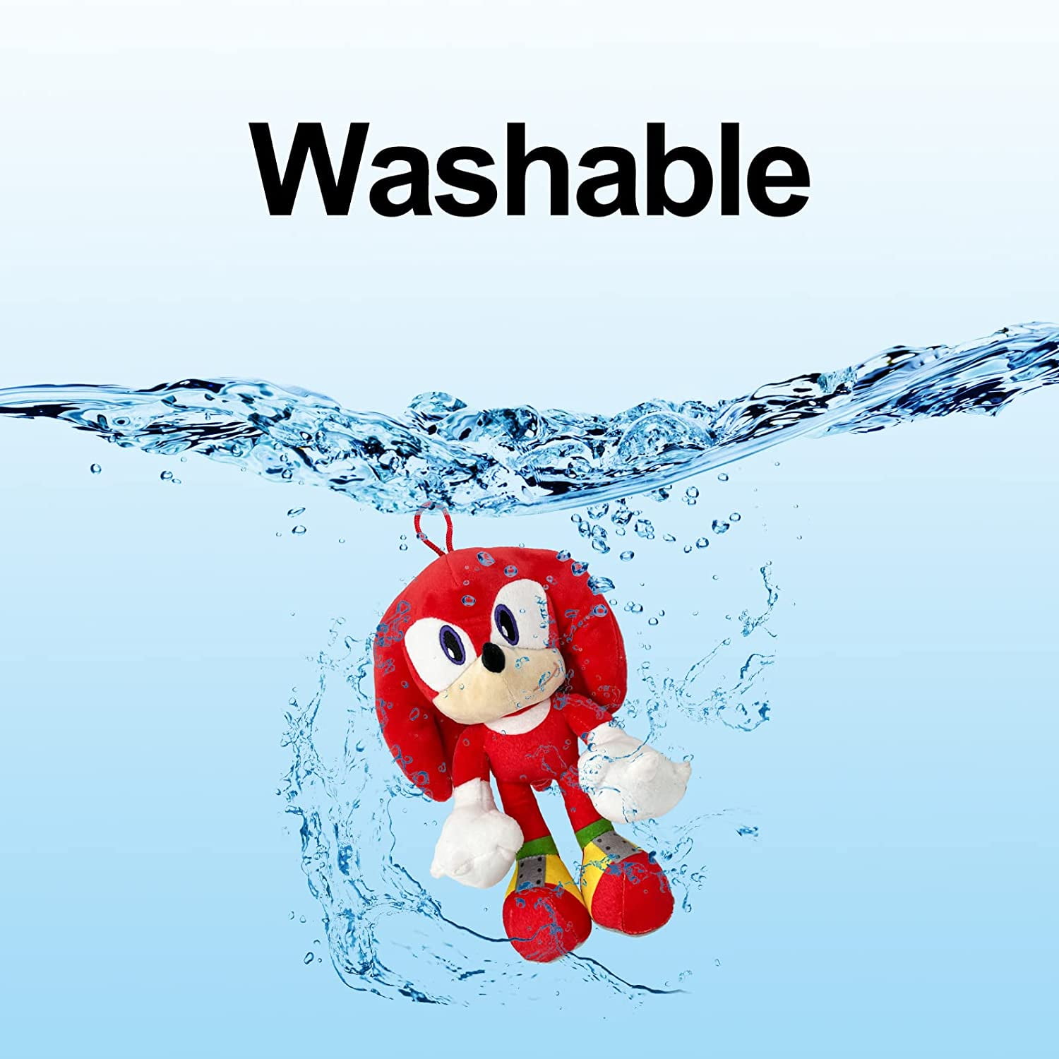 Sonic Knuckles Plush Toys, Hedgehog Stuffed Doll, Cool Anime Soft Pillow Toy, Gifts for Kids