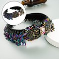 thumbnail image 2 of Diadema con diamantes de imitación, diadema ancha, banda para la cabeza para jinwen Diadema de diamantes de imitación, 2 of 7