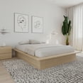 thumbnail image 4 of Nexera Malibu Queen Size Platform Bed, Natural Blonde Oak, 4 of 9