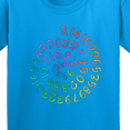 thumbnail image 4 of Inktastic Pi Day Pi Numerals in Rainbow Spiral Youth T-Shirt, 4 of 5