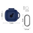 thumbnail image 2 of Yucurem Silicone Case W/ Carabiner Protective Cover for Soundcore P40i(retro Blue), 2 of 10