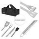 thumbnail image 4 of Set Estuche Kit Accesorios y Utensilios para BBQ Carne asada DECO HOGAR, 4 of 5