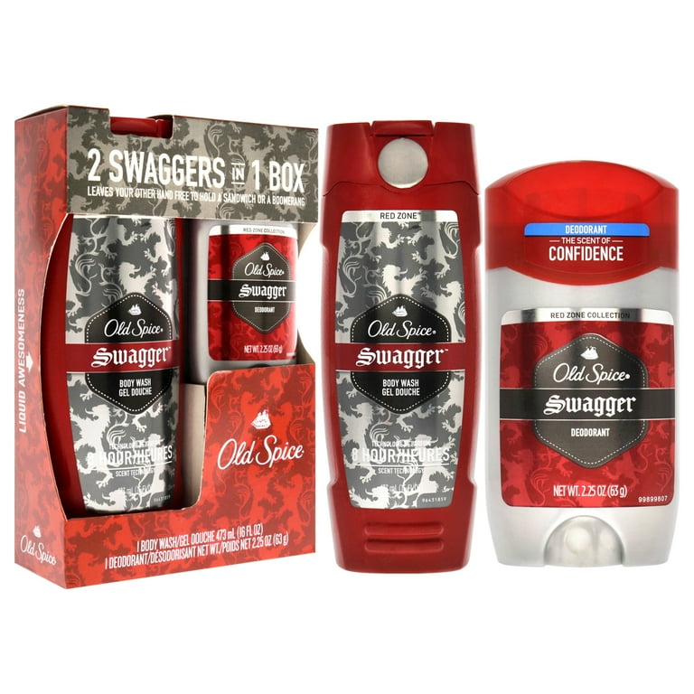 Old Spice Swagger in 1 Box , 2 Pc Kit 16oz Swagger Body Wash, 2.25