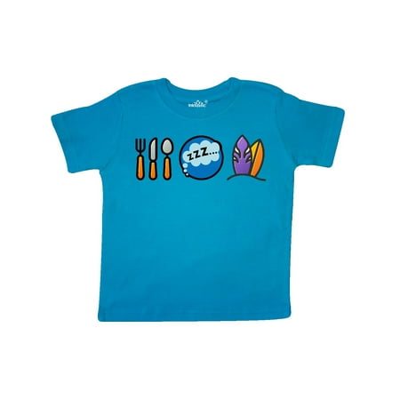 

Inktastic Surfing Eat Sleep Surf Gift Toddler Boy or Toddler Girl T-Shirt