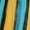 Yellow Blue, variant on INSPIRE CHIC Striped Nightshirts for Men's V Neck Long Sleeves Pajamas Nightwear M Yellow Blue
