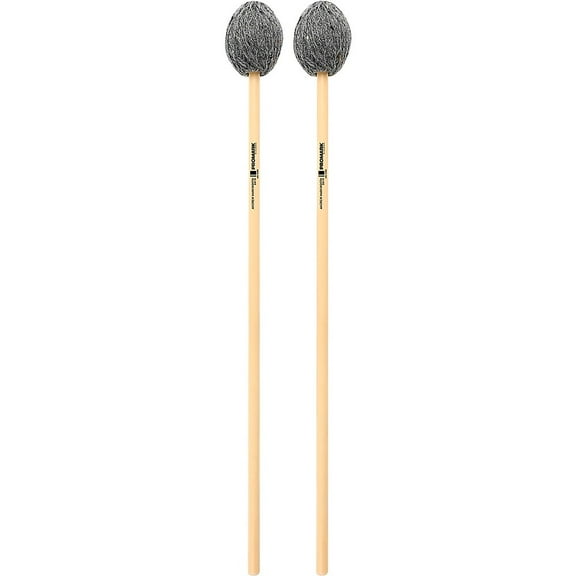 Promark Andrew Markworth Rattan Handle Marimba Mallets Soft Grey Yarn