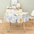 thumbnail image 3 of Tchckioa Boho Floral Round Tablecloth for Kitchen Dining,60 Inch Waterproof Stain Proof Table Cloth Cover, 3 of 6
