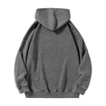 thumbnail image 6 of Havenx Men's Distressed Washed Hooded Sweatshirt Long Sleeve Hoodies with Pockets Hooded Pullover Tops Fall Winter Fashion Loose Basic Comfy Casual Clothes,Gray 3XL, 6 of 6