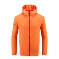 thumbnail image 2 of Weiqiqre Mens Lightweight Running Jacket Sun Protection Top Solid Color Long Sleeved Hooded Top, 2 of 7