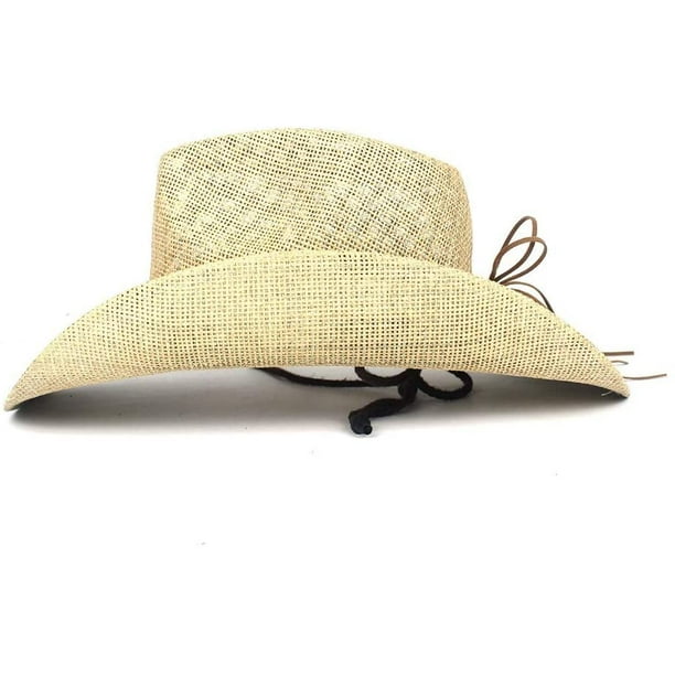 2019 Fashion Men s Summer Sun Hats Solid Color Cool Western Cowboy