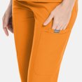 thumbnail image 4 of VIAOLI Women's Scrubs Set - V-Neck Top & Elastic Waist Pants for Nurses & Doctors, Multiple Colors, 4 of 6