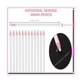 thumbnail image 3 of 48 Pcs White Chalk Pencils Sewing Mark Pencil Fabric Markers Industrial Erasable, 3 of 7