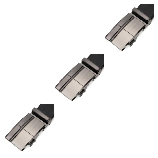 Guardoinrt Male Sliding Buckle Fashionable Strong Metal Belts Heads DIY Crafts Birthday Multi-Types Automatic Buckles Replacement Type4 3Set