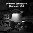 thumbnail image 6 of RFUGUG Wireless Over-Ear Bluetooth 5.0 Headphones - Deep Bass, Intelligent Noise Cancellation, Long-Lasting Battery, Foldable Design with TF Card Slot, 6 of 8
