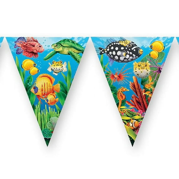 Various Ocean Friends Flag Banner (12ft), New