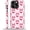 Pink bow hanging cherry, variant on for iPhone 15 Pro Cases, Featuring A Mixed Double-Layer Protective Matte Shell Design with Glossy Patterns, Durability, and Stylish Beauty, Flowers and Humanoid Skeletons.