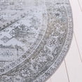 thumbnail image 5 of SAFAVIEH Tucson Jayla Oriental Machine Washable Area Rug, Beige/Gray, 5' x 8' Oval, 5 of 14
