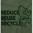 thumbnail image 2 of Reduce Reuse Recycle Woodsy Owl Men's Graphic T Shirt Tees Brisco Brands S, 2 of 6