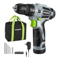thumbnail image 1 of Perceuse-visseuse Sans Fil WORKPRO 12 V avec Chargeur et Sac, 1 of 8