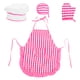 thumbnail image 1 of 1 juego de cocina para niños, delantal y gorro de chef, utensilios de repostería para niñas, ideal para fiestas de repostería y juegos de cocina., 1 of 7