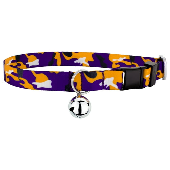 Country Brook Petz® Purple and Gold Camo Cat Collar Limited Edition