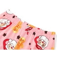 thumbnail image 5 of Beezizac Girls Christmas Pajamas Yellow & Pink Gingerbread Man Soft 2-Piece Long Sleeves Set Outfit Cute Kid Size 16, 5 of 7